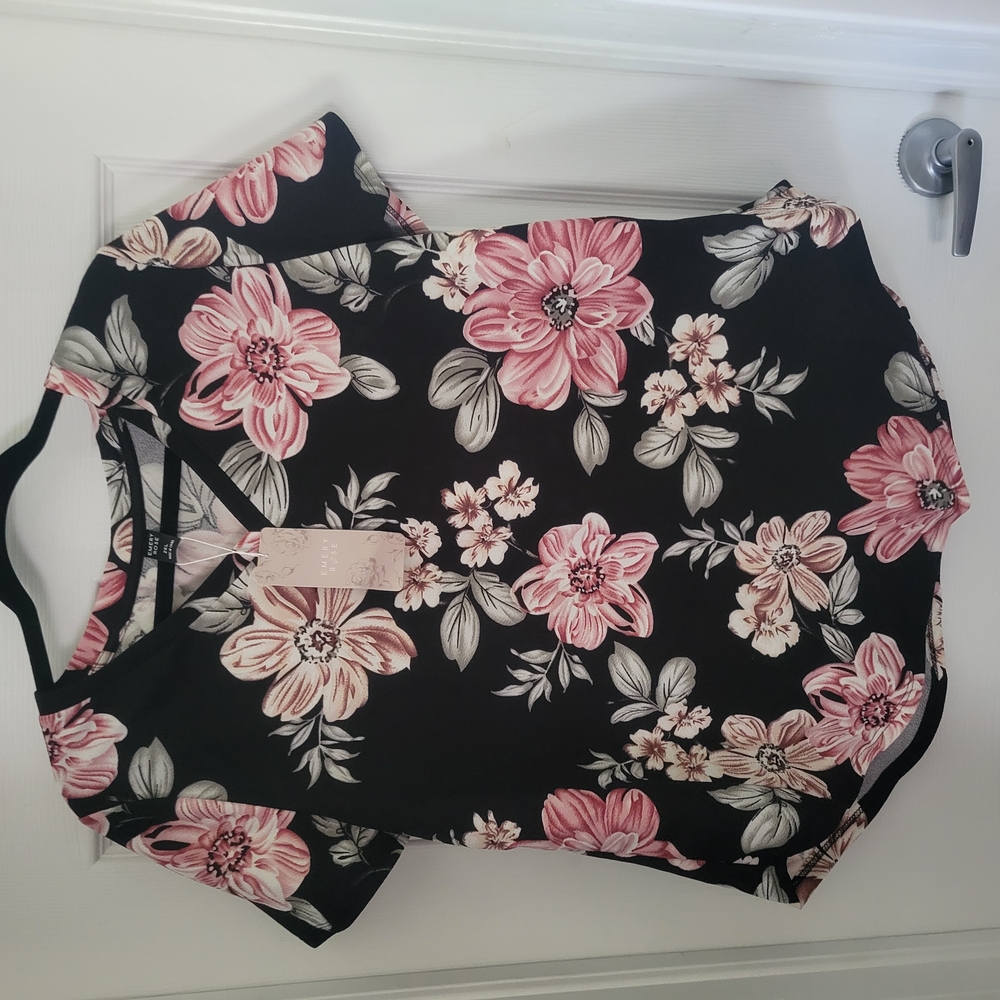 Emery Rose Floral Blouse XXL